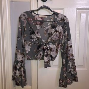 Lizard Thicket Floral Crop Top